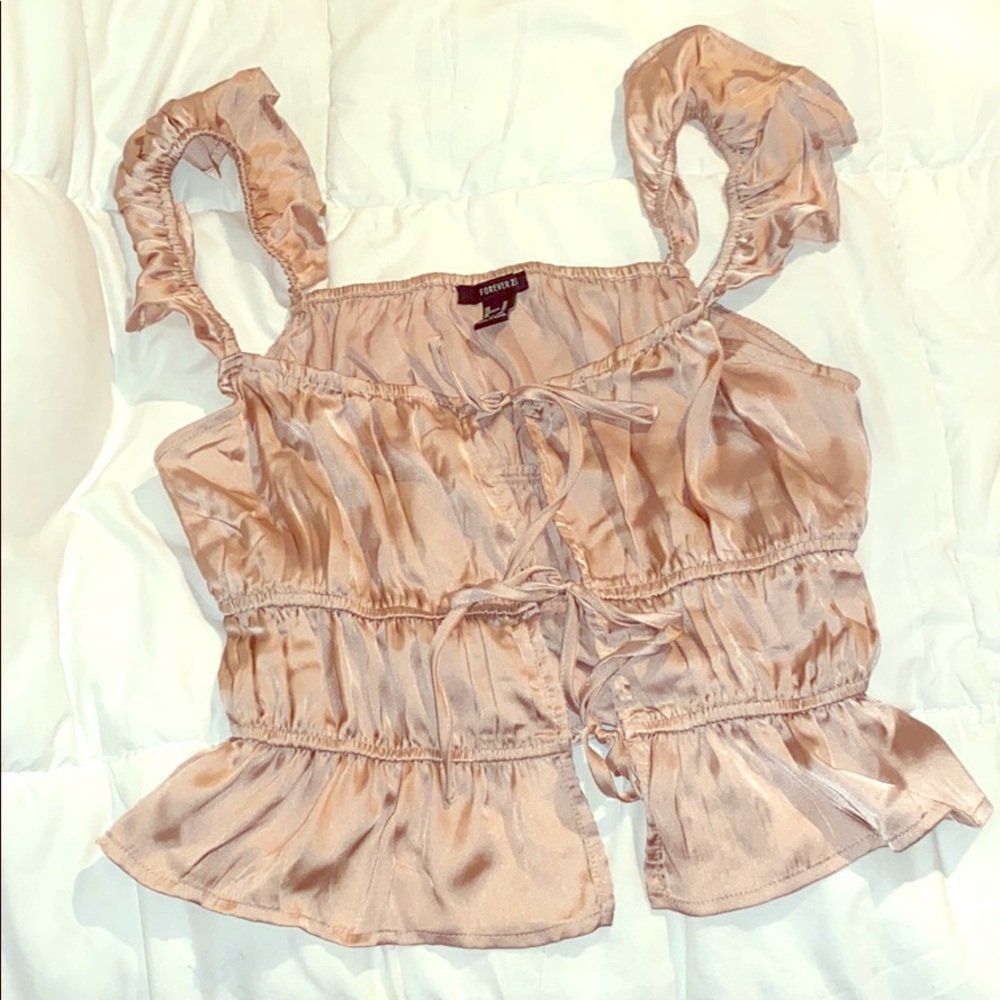 Champagne/gold blouse